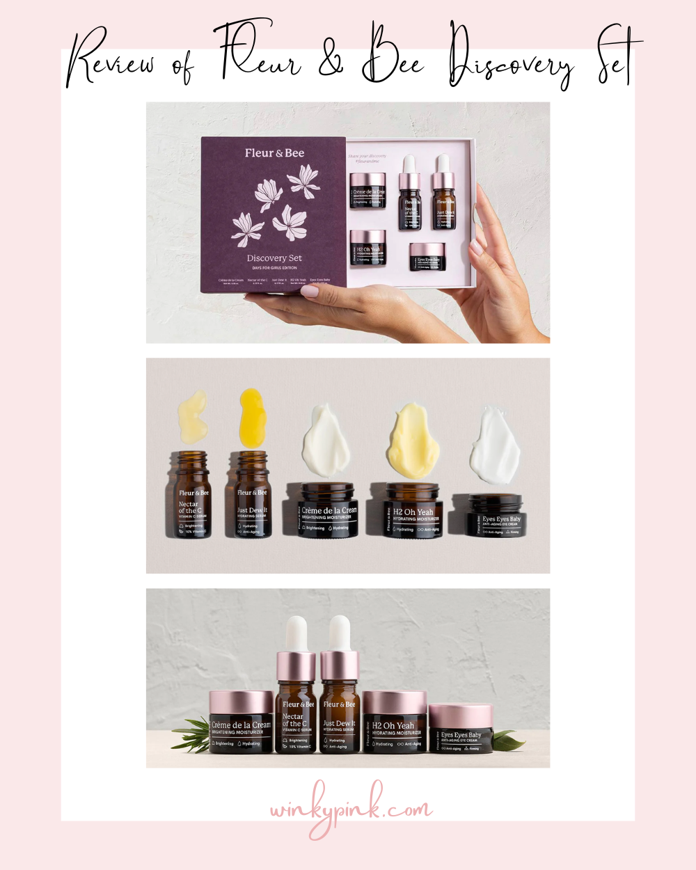 Review of Fleur & Bee Discovery Set Winky Pink