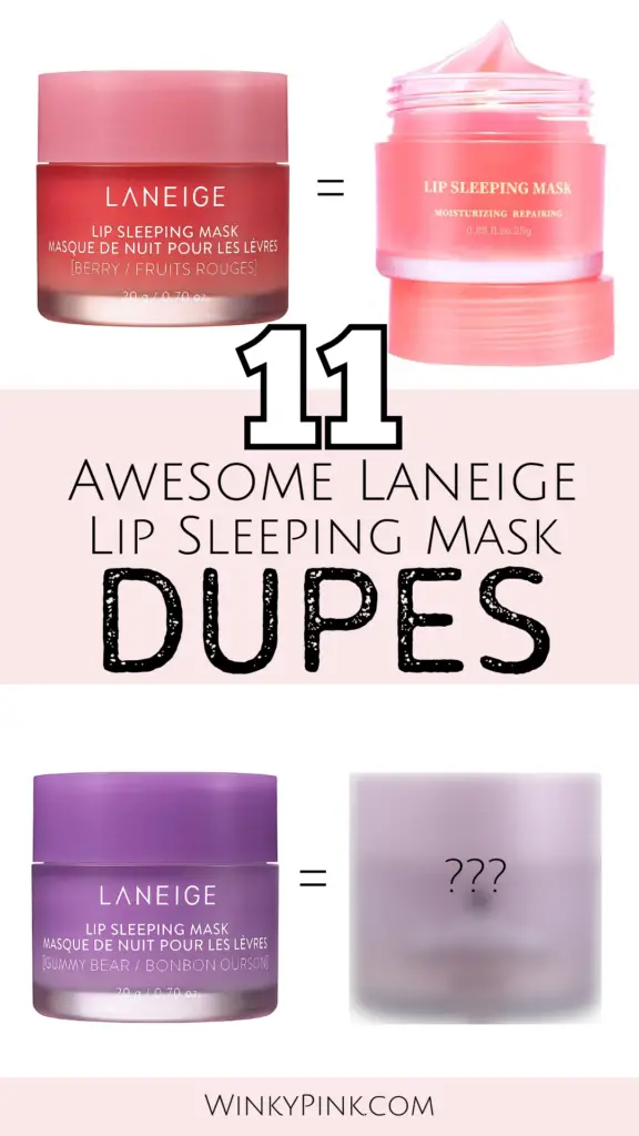 11 Awesome LANEIGE Lip Mask Dupes Winky Pink