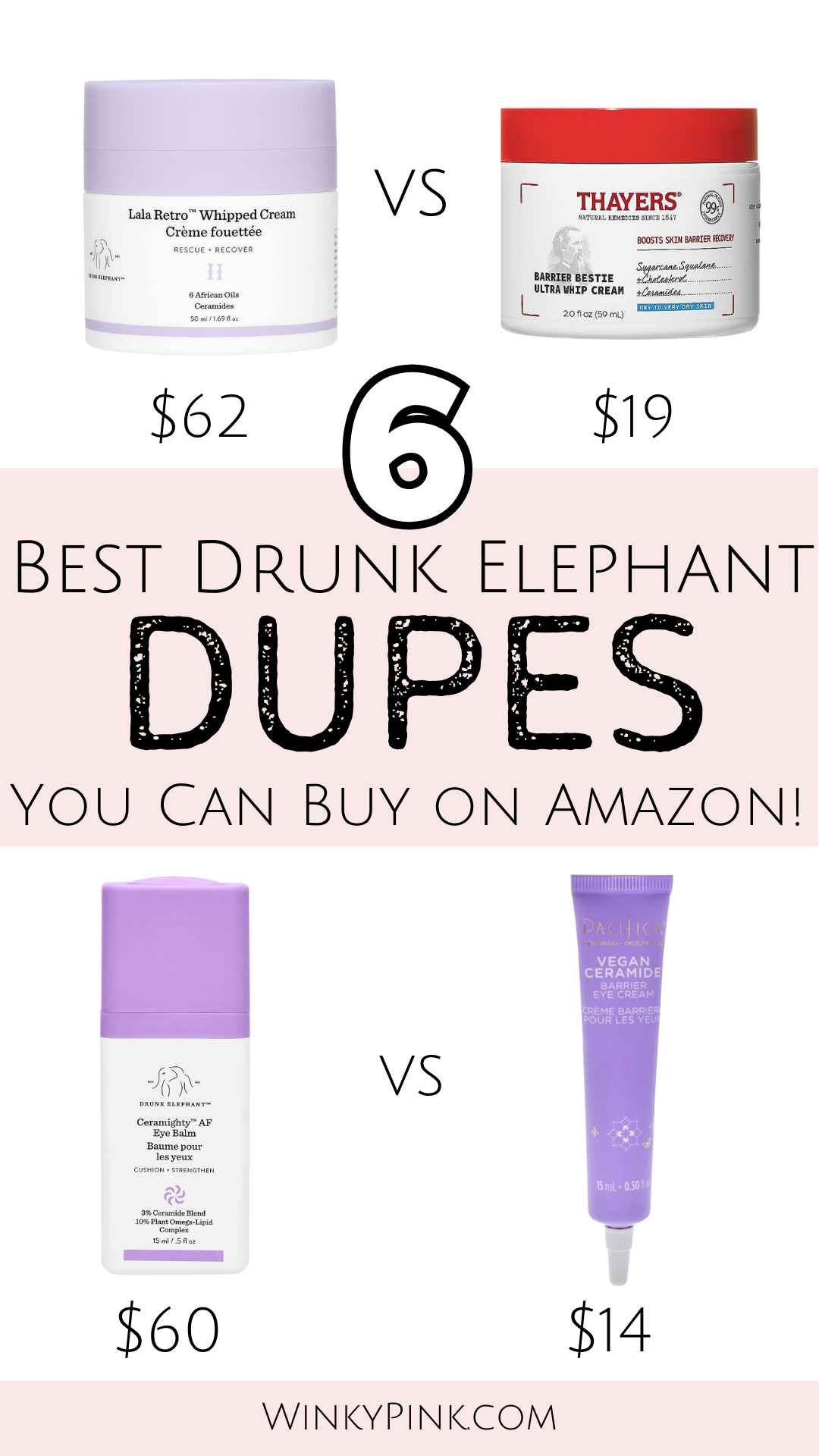 6 Amazing Drunk Elephant Dupes To Save You Money - Winky Pink