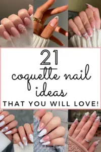 21 Coquette Nail Ideas That You Are Going To Love - Winky Pink