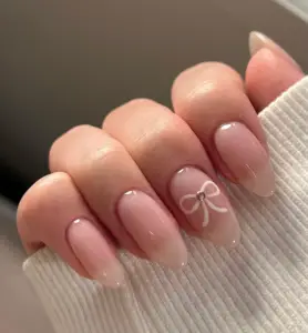 21 Coquette Nail Ideas That You Are Going To Love - Winky Pink